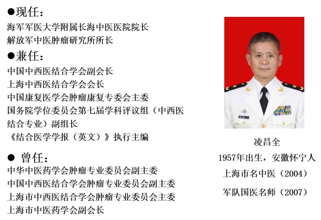 喜报长海医院中医肿瘤科凌昌全教授荣获岐黄学者称号